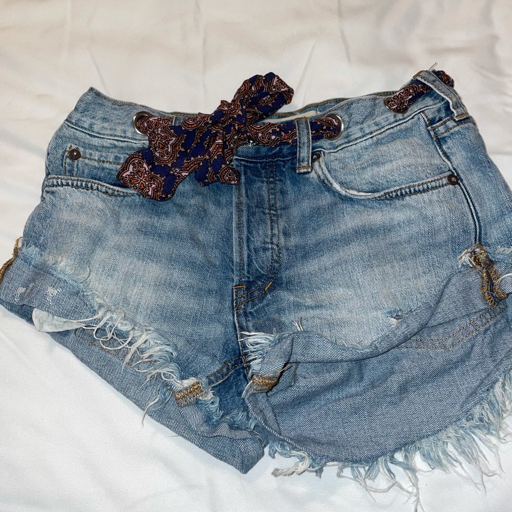 Free People Denim Shorts